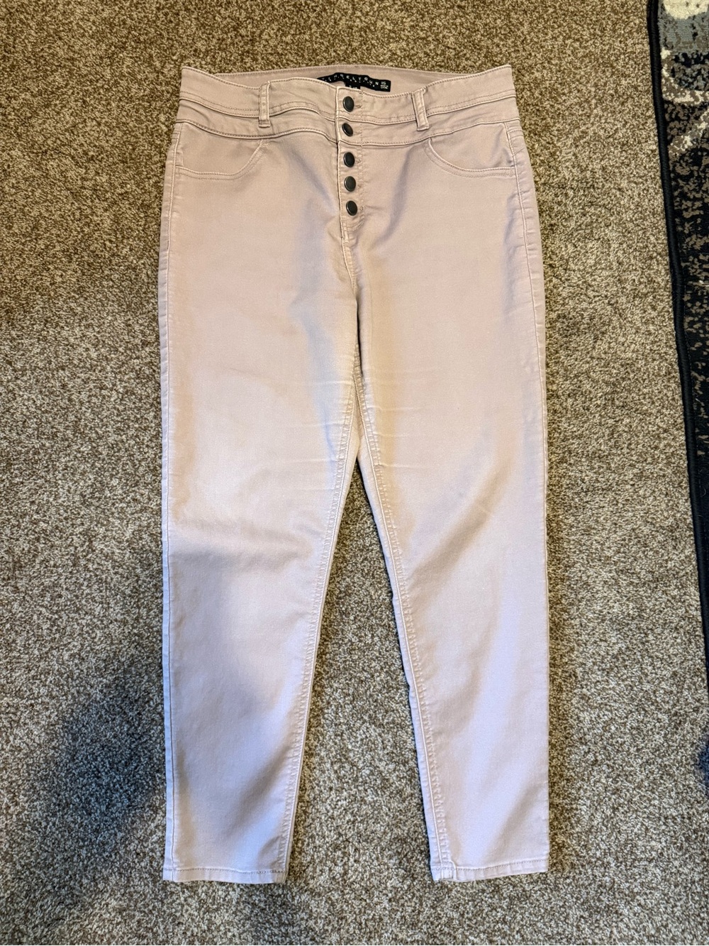 Tinseltown Mauve/Purple High Rise Stretch Jeans